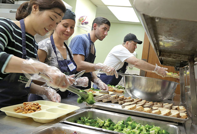 Mathematica employees have been serving meals at Miriam’s Kitchen in Washington, DC since the 1980’s.